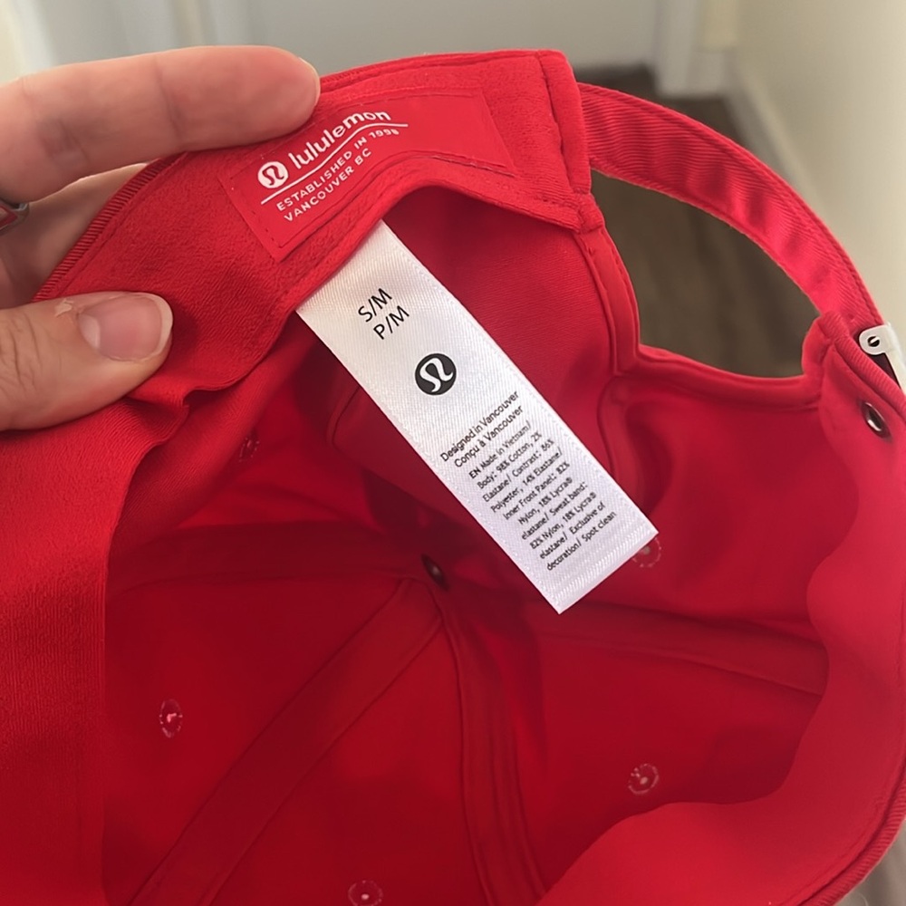 Lululemon Red Baseball cap - Picture 2 of 2